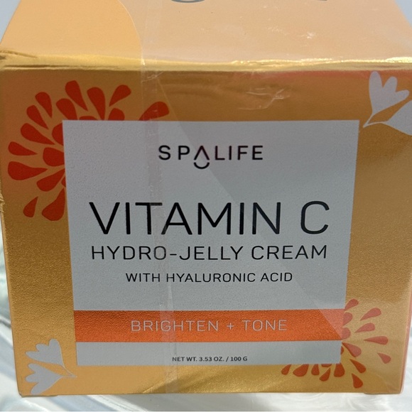 SpaLife Vitamin C Hydro-Jelly Cream w/ Hyaluronic Acid – Brighten & Tone 3.53oz - Picture 1 of 12